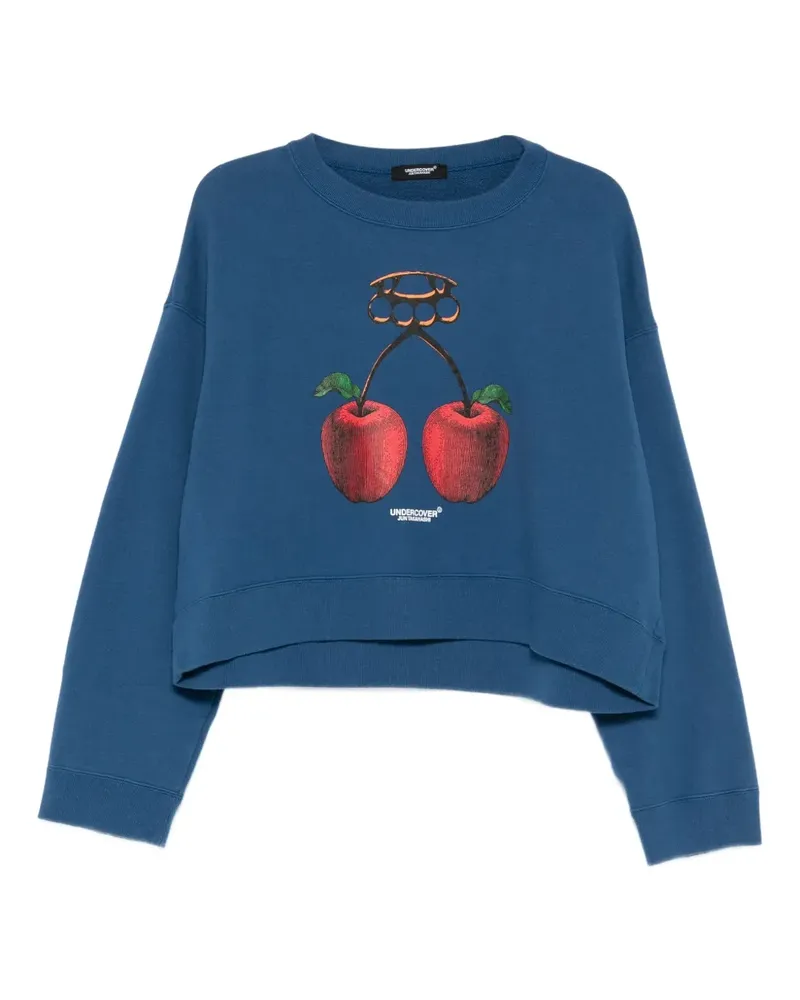 Undercover Sweatshirt mit Kirschen-Print - Blau Blau