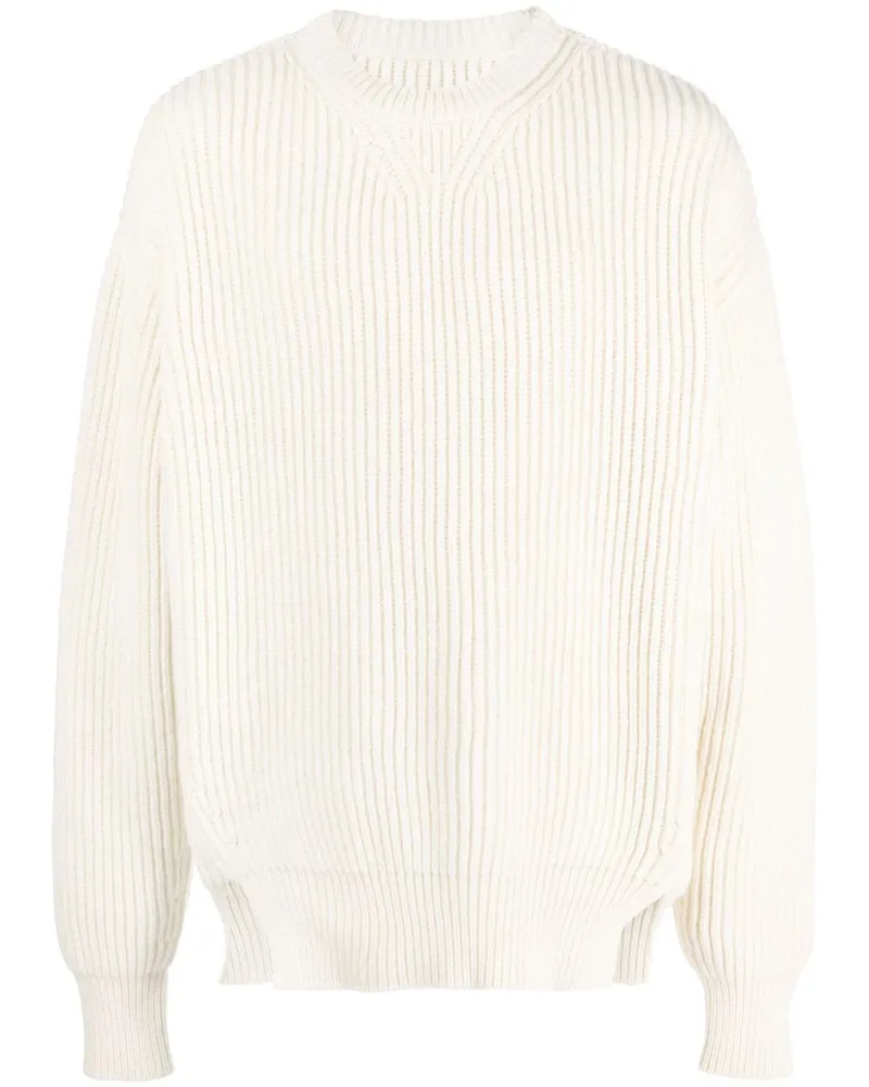 Jil Sander Gerippter Strickpullover - Nude Nude