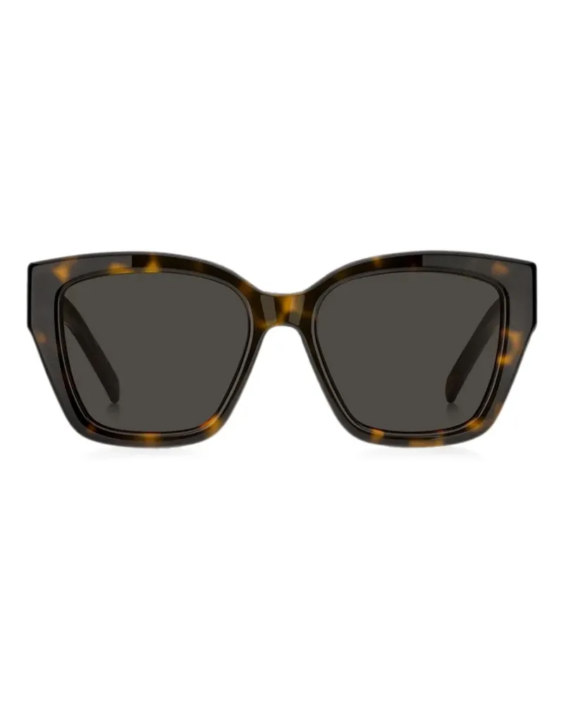 HUGO BOSS Sonnenbrille mit eckigem Gestell - Braun Braun