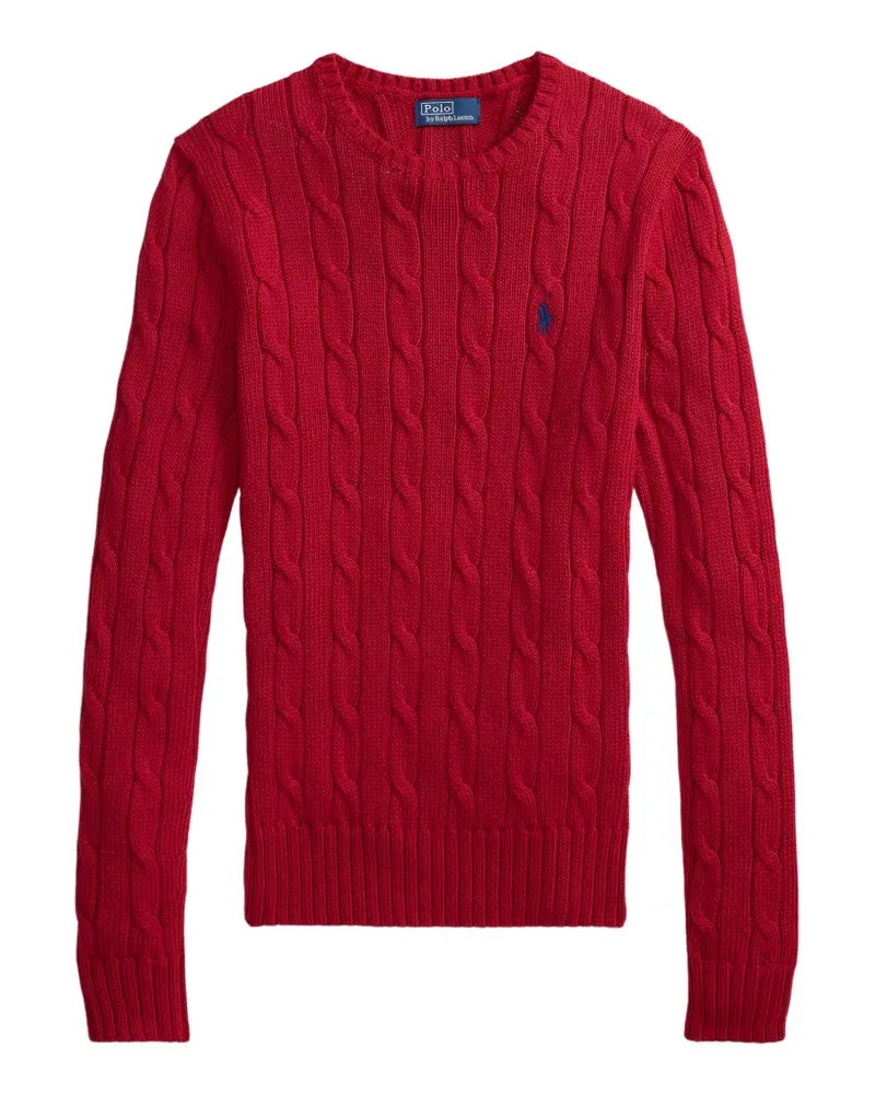 Ralph Lauren Pullover mit Zopfmuster - Rot Rot