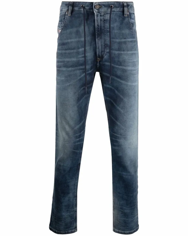 Diesel Krooley Joggjeans im Tapered-Design - Blau Blau