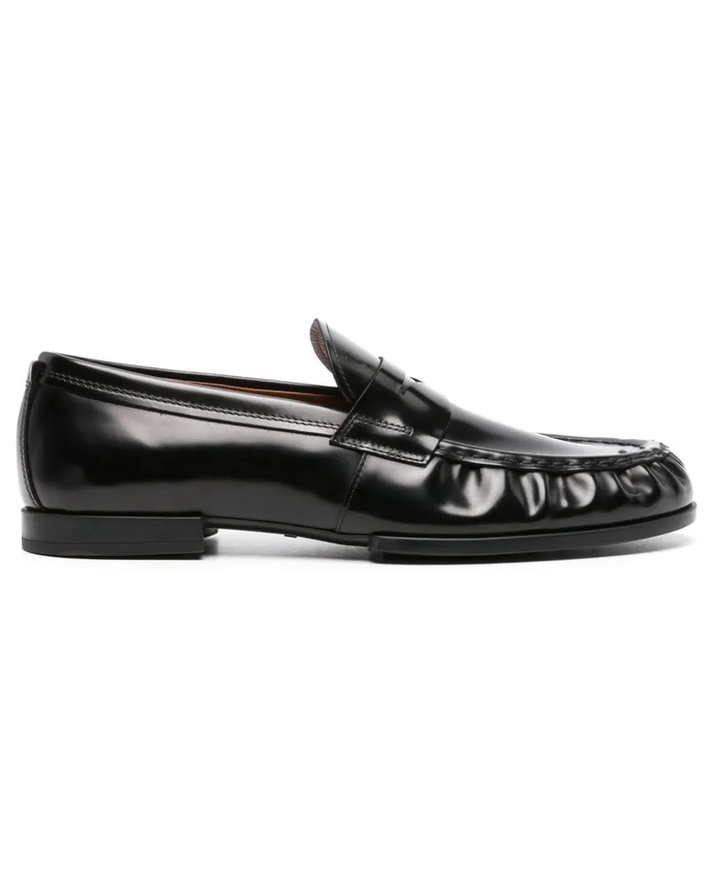 TOD'S Penny-Loafer aus Leder - Schwarz Schwarz