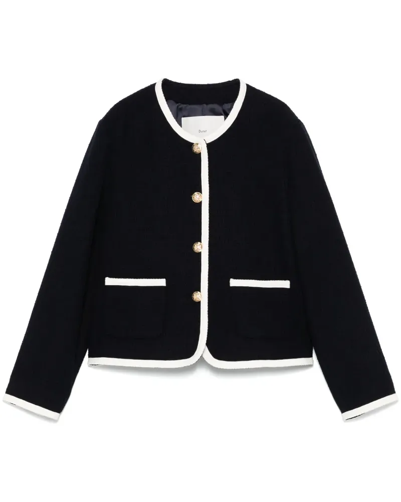 Dunst Tweed-Jacke - Blau Blau