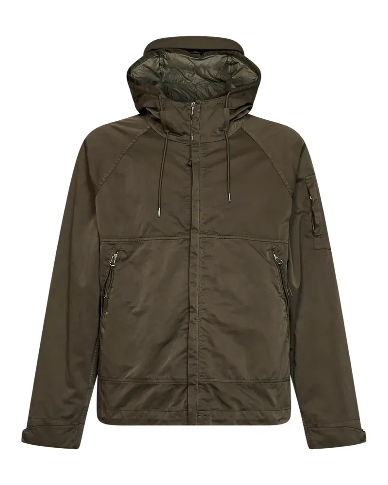C.P. Company Kapuzenjacke mit Linsen-Detail - Grün Grün