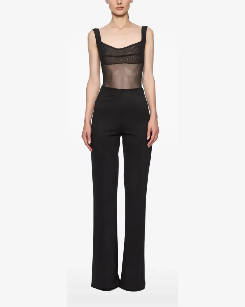 ATU Body Couture Body in Netzoptik - Schwarz Schwarz