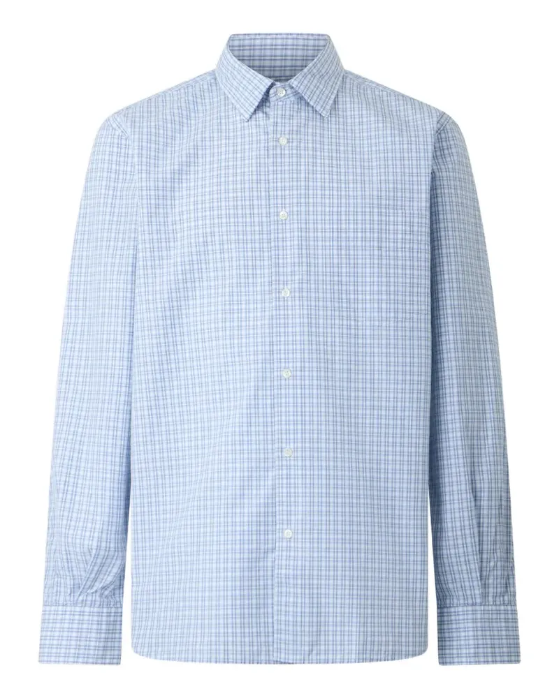 ASPESI Sedici check-print long-sleeve shirt - Blau Blau