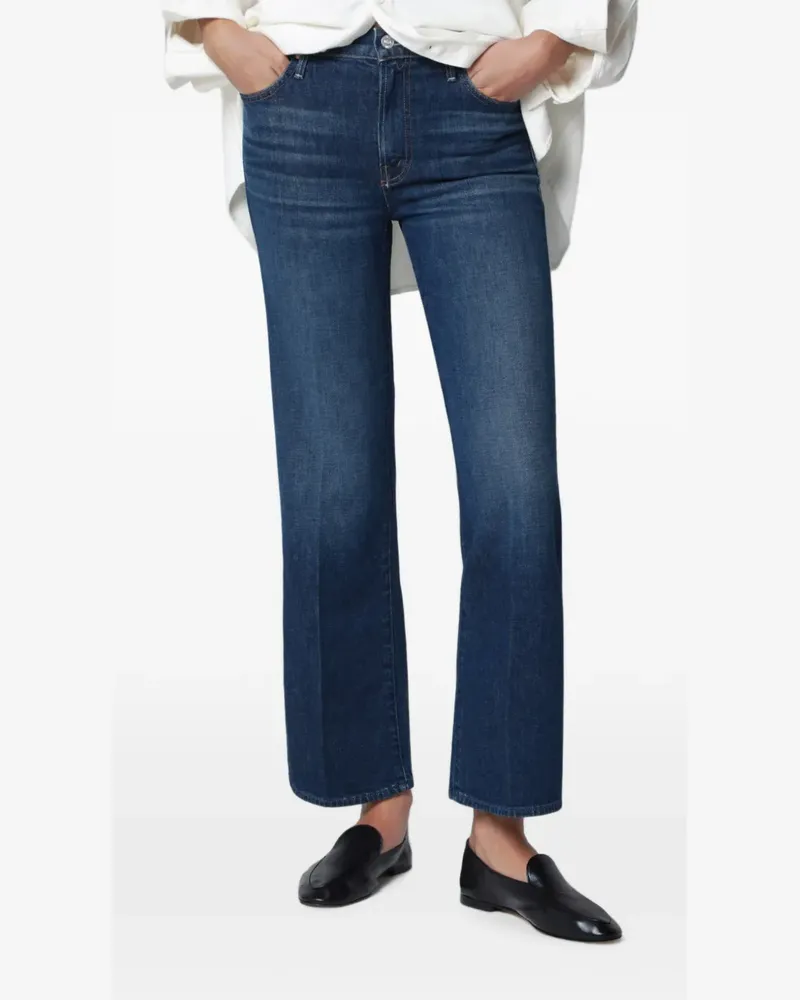 Mother Ausgeblichene Lil Kick It Jeans - Blau Blau