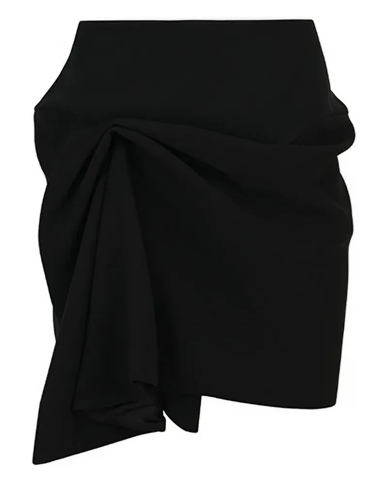 Maticevski asymmetric zip-up mini skirt - Schwarz Schwarz