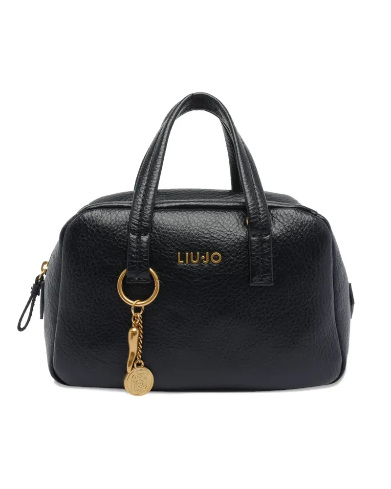 Liu Jo Handtasche mit Logo - Schwarz Schwarz