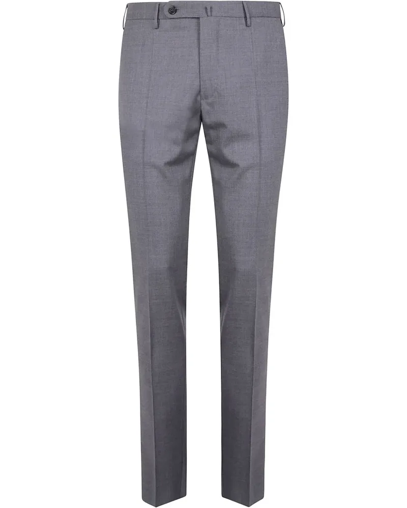 Incotex Hose mit meliertem Effekt - Grau Grau