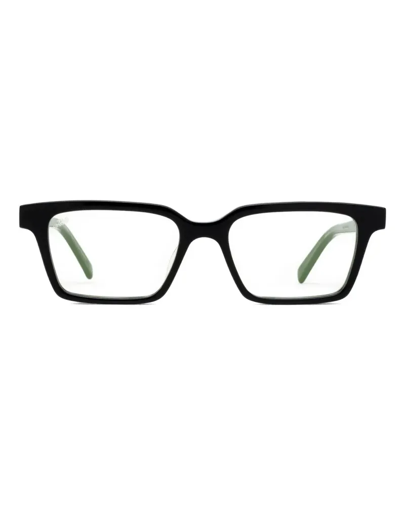 AKILA Eckige Maven Brille aus Azetat - Schwarz Schwarz