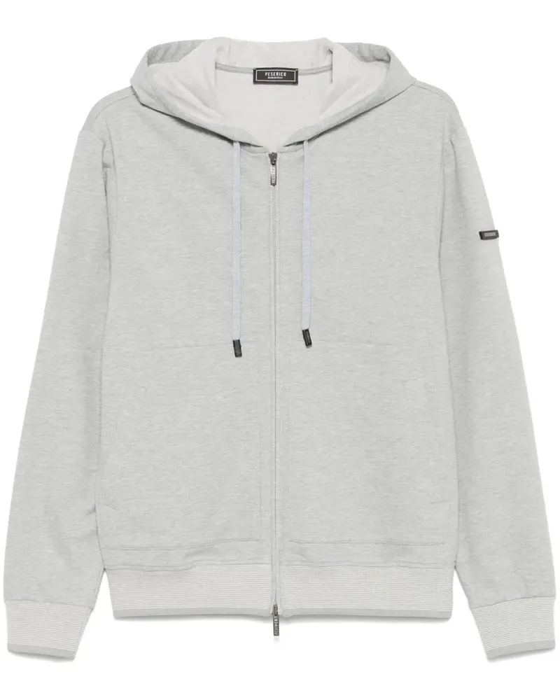 Peserico Hoodie aus Jersey - Grau Grau