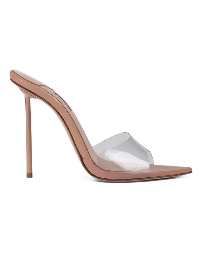 Le Silla Bella Sandalen mit transparenten Riemen - Nude Nude