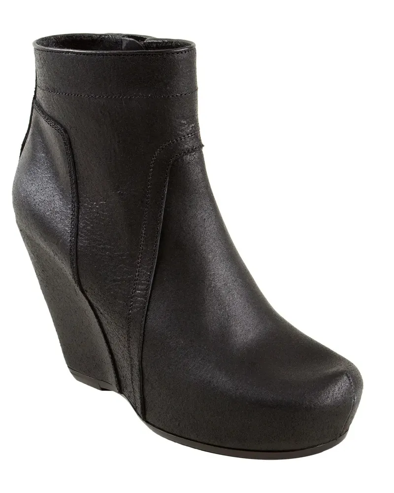 Rick Owens wedge ankle boots - Schwarz Schwarz