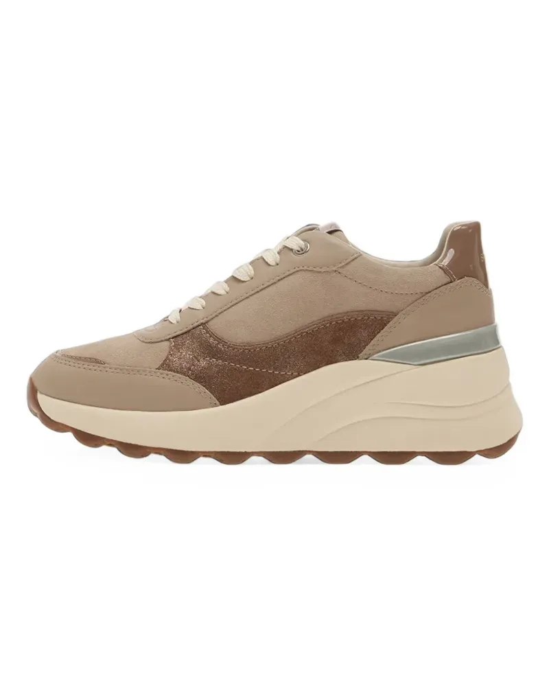 Geox Spherica EC13 Low-Top-Sneakers - Nude Nude