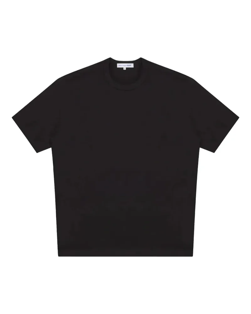 Comme des Garçons side-zip T-shirt - Schwarz Schwarz