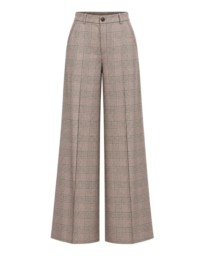 Kaos Hose mit Prince-of-Wales-Karomuster - Braun Braun