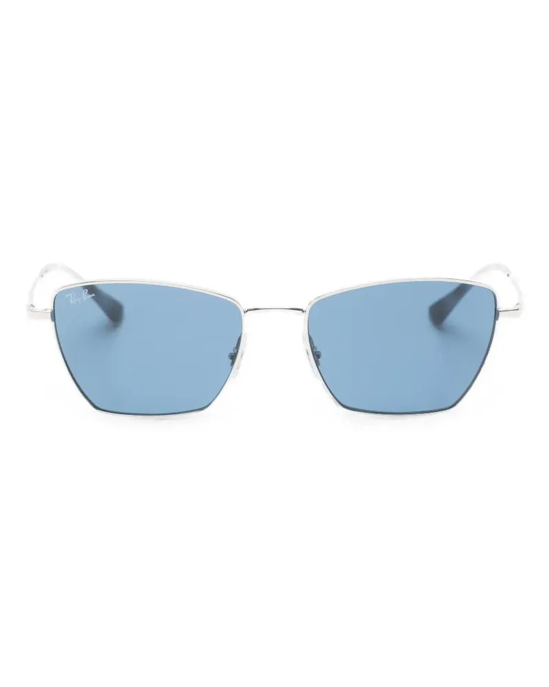 Ray Ban Sonnenbrille mit geometrischem Gestell - Silber Silber