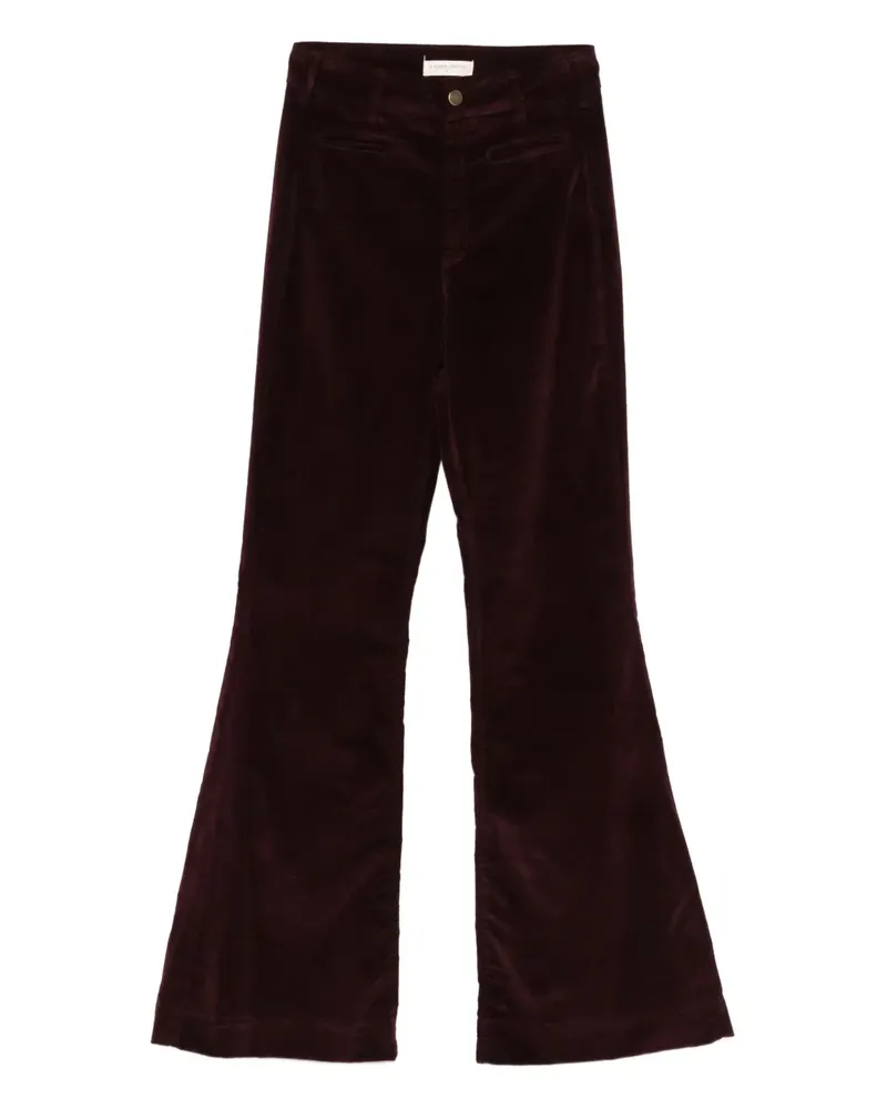 MAISON HOTEL Jerry flared trousers - Rot Rot
