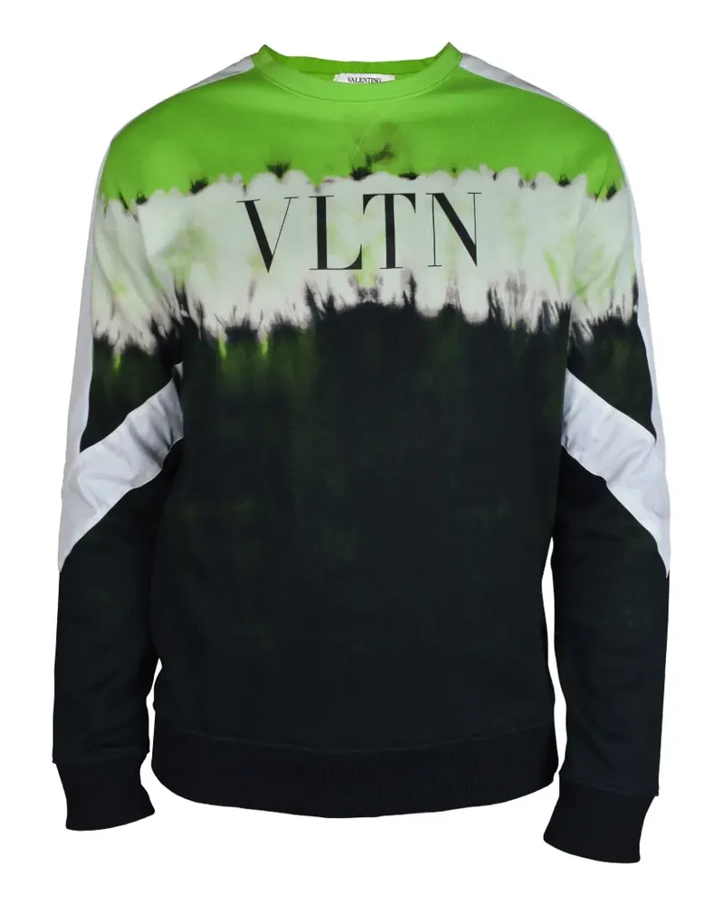 Valentino Garavani VLTN Pullover mit Batikmuster - Schwarz Schwarz