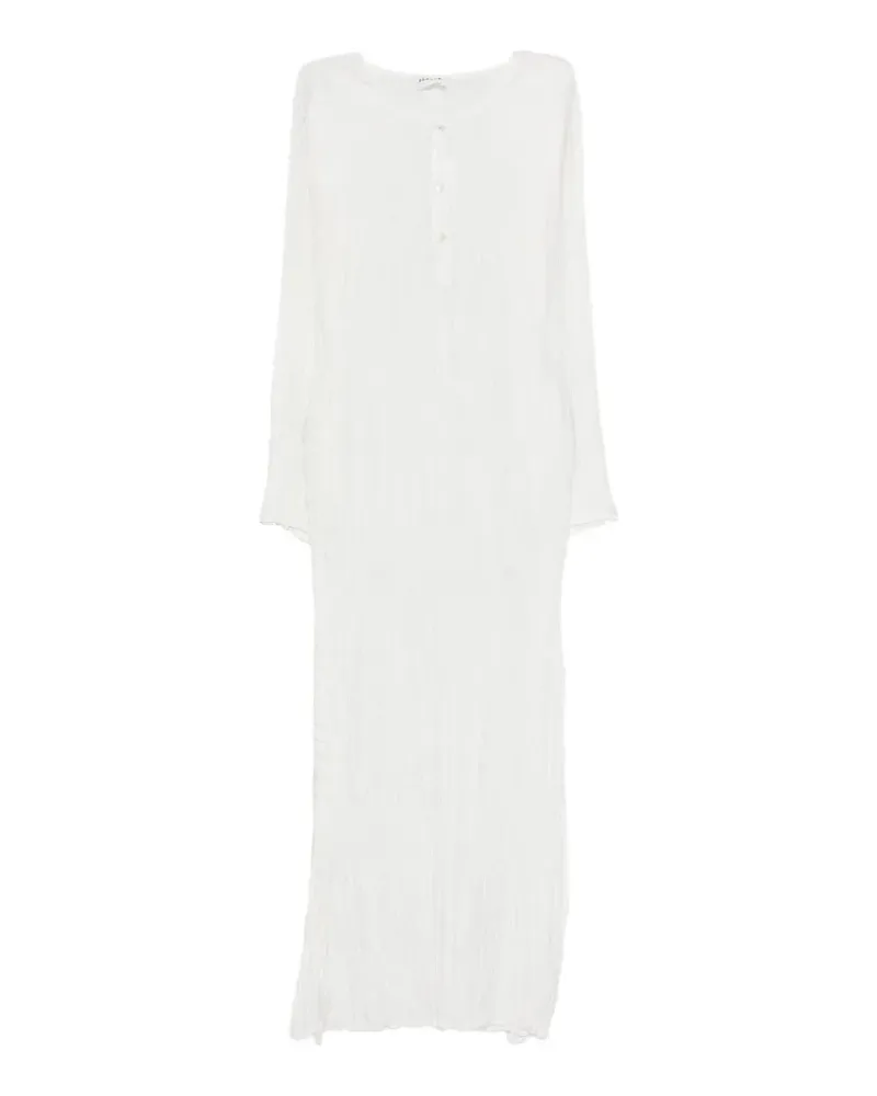 P.A.R.O.S.H. P.A.R.O H. Langärmeliges Midikleid - Weiß Weiß