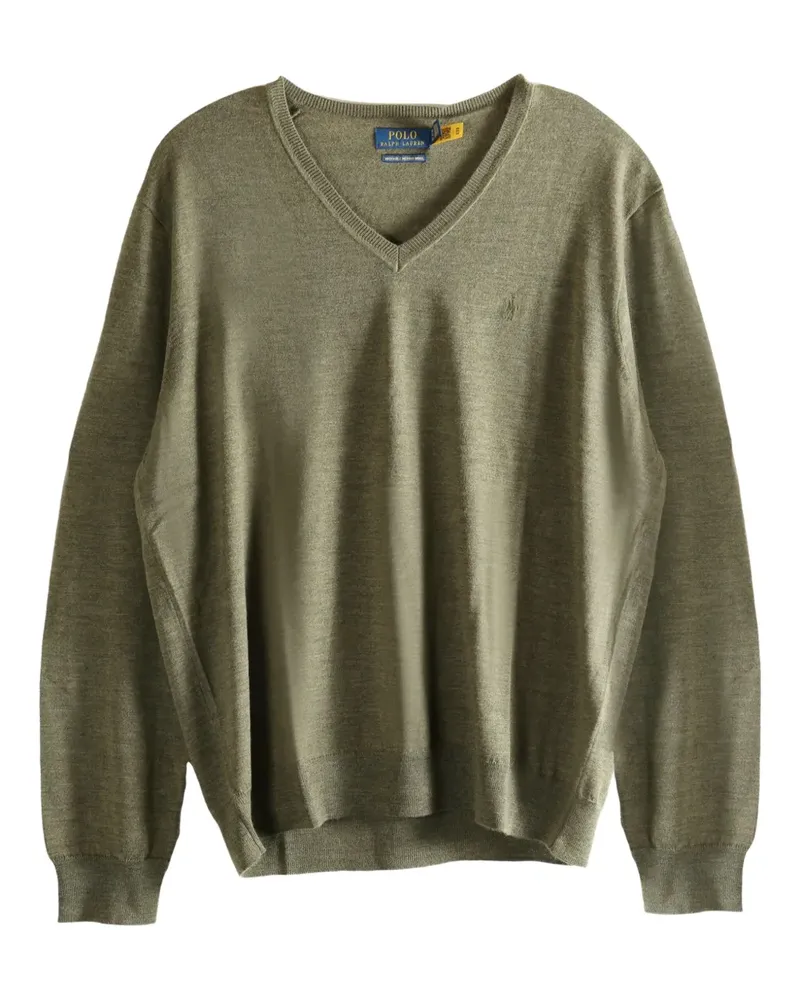 Ralph Lauren Strick mit V-Ausschnitt - Grün Grün