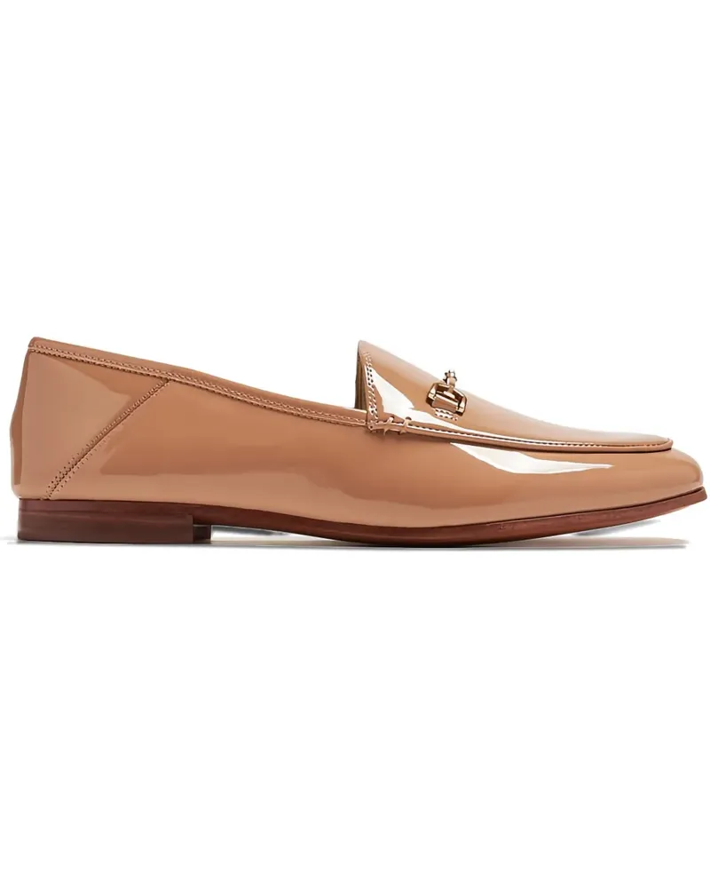 Sam Edelman Loraine Bit patent-leather loafers - Nude Nude