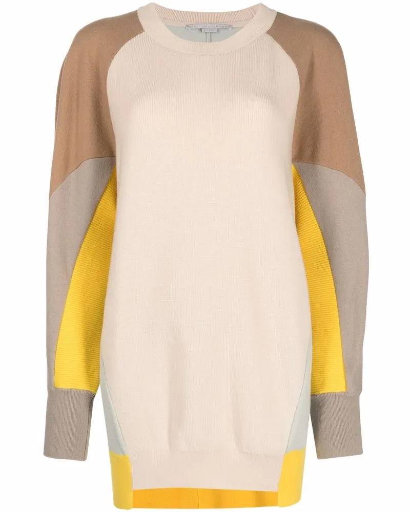 Stella McCartney Pullover mit Kontrasteinsatz - Nude Nude