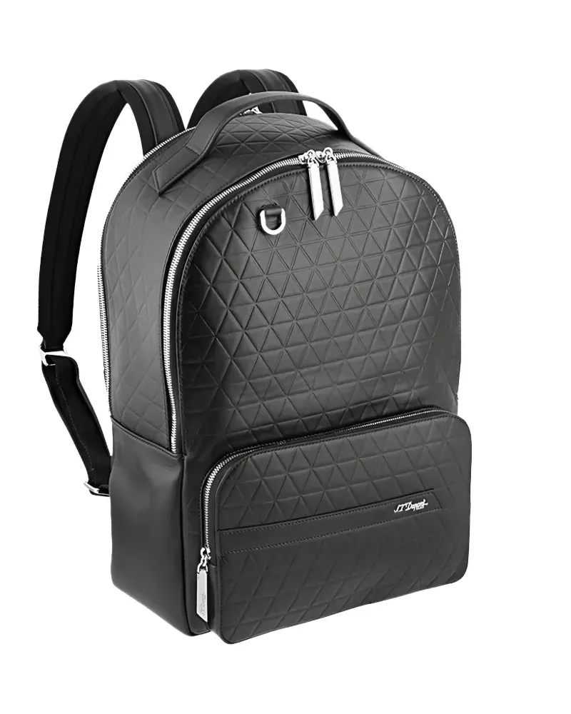 S.T. Dupont Firehead leather backpack - Schwarz Schwarz