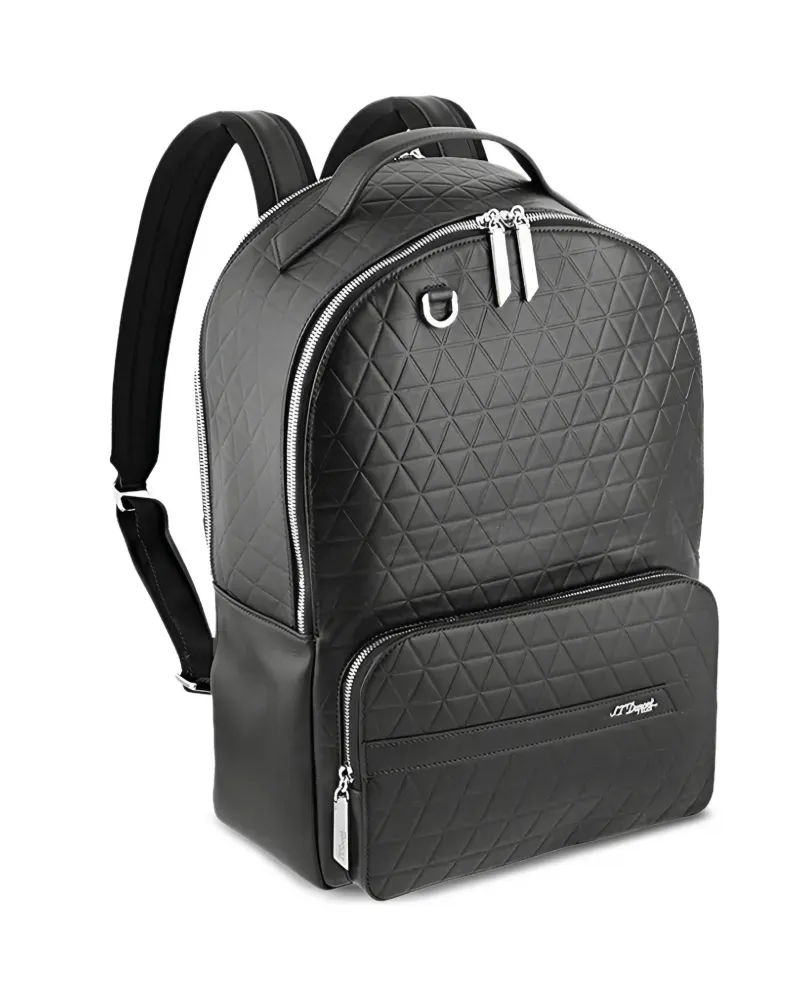 S.T. Dupont Firehead leather backpack - Schwarz Schwarz