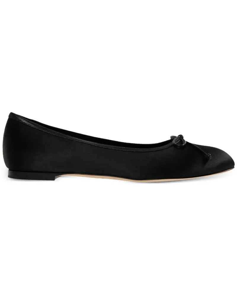 Manolo Blahnik Verallim Ballerinas - Schwarz Schwarz