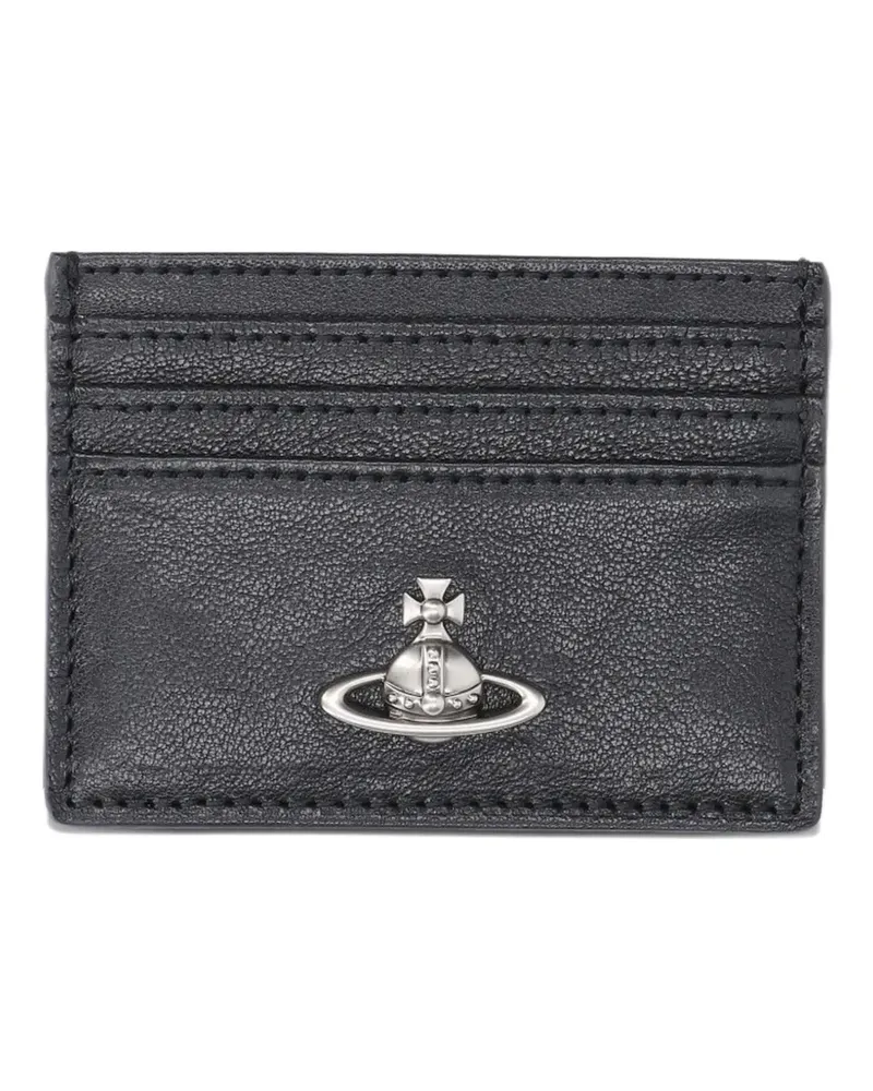 Vivienne Westwood rectangular card holder - Schwarz Schwarz