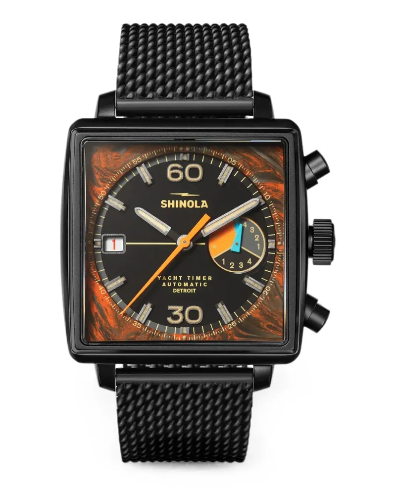 SHINOLA Mackinac Armbanduhr 40mm - Schwarz Schwarz