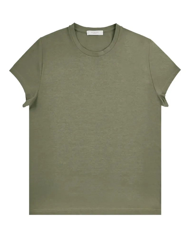 Zanone T-Shirt mit rundem Ausschnitt - Grün Grün