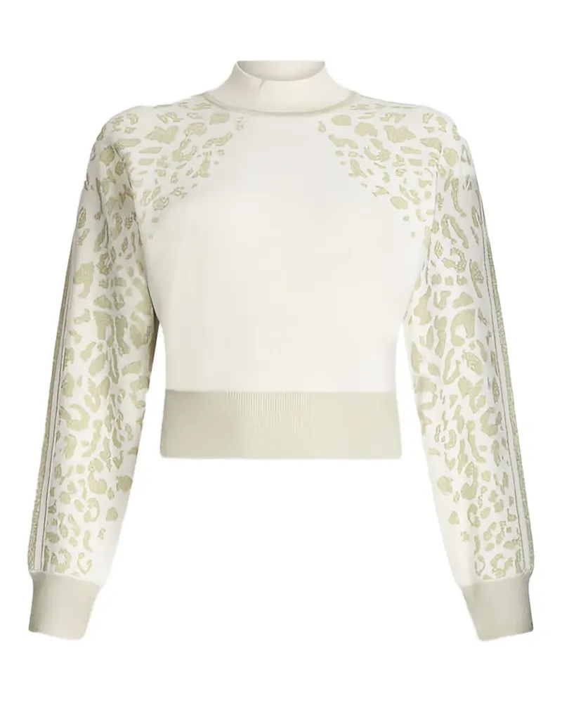 Liu Jo Pullover mit Animal-Print - Weiß Weiß