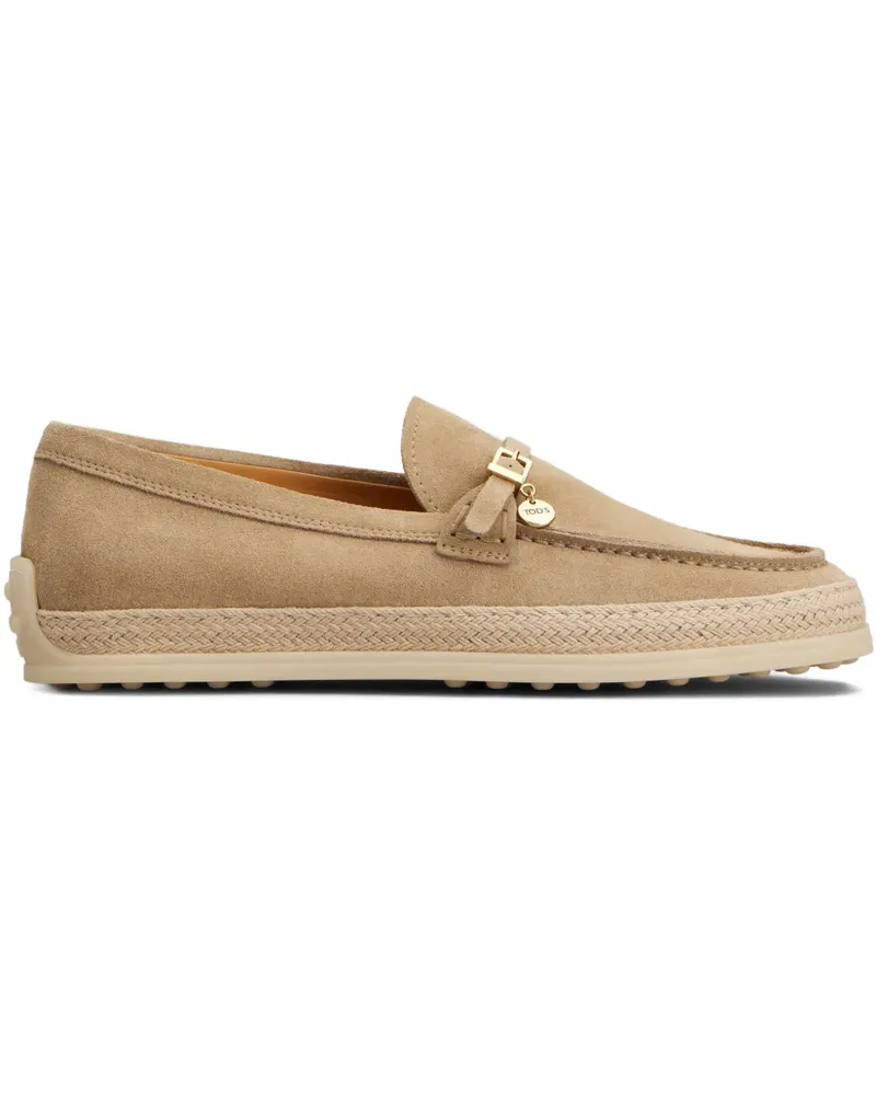 TOD'S Loafer aus Wildleder - Nude Nude
