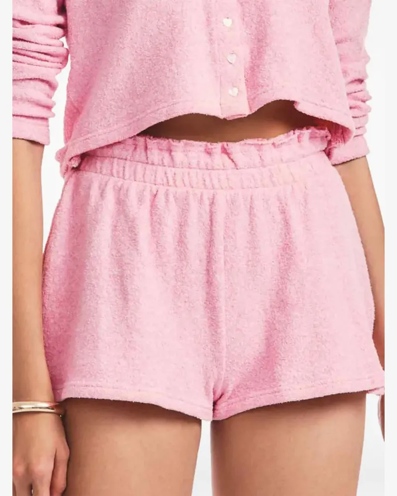LoveShackFancy Delvina Shorts - Rosa Rosa