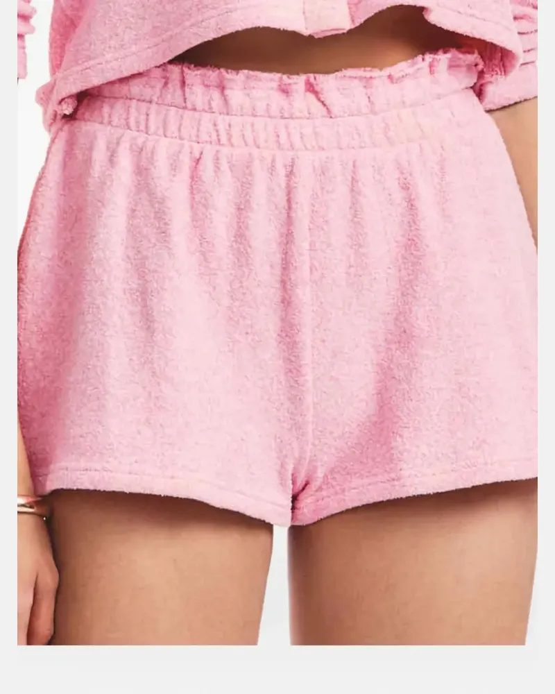 LoveShackFancy Delvina cotton shorts - Rosa Rosa