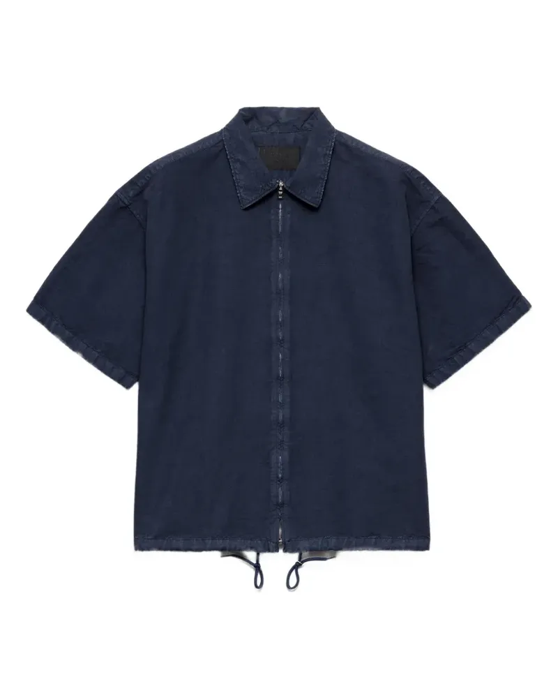 Prada Kurzärmeliges Hemd - Blau Blau