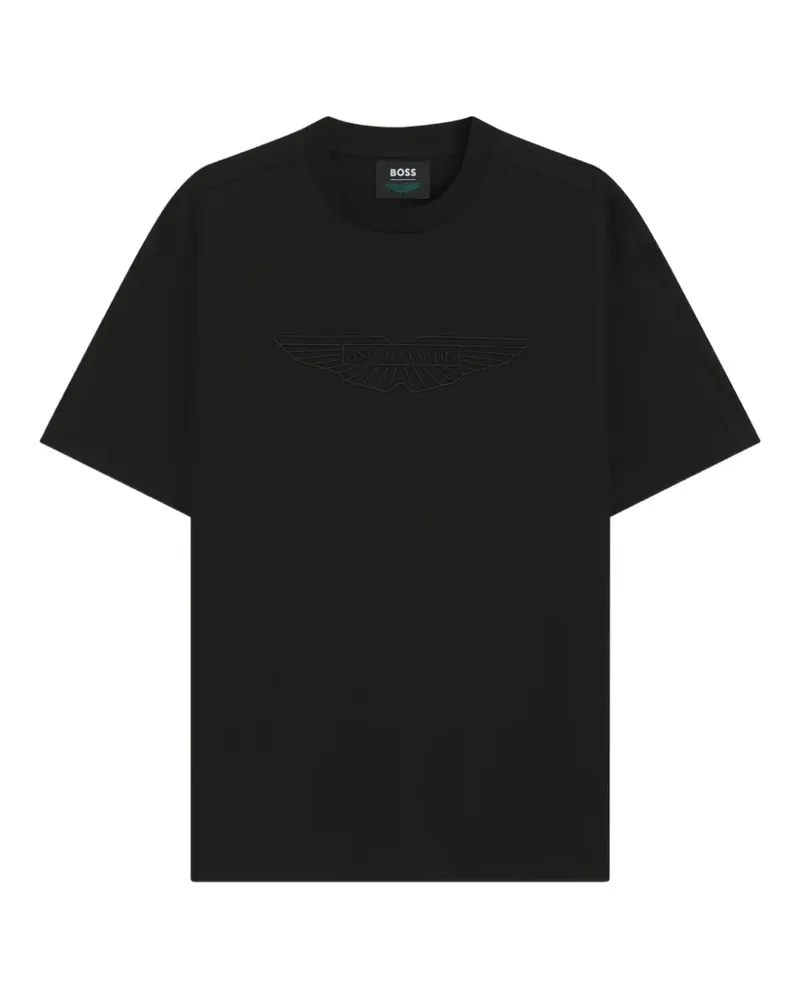HUGO BOSS x Aston Martin T-Shirt mit Logo - Schwarz Schwarz