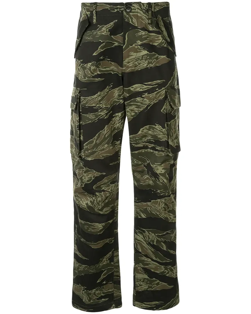 Ports V Hose mit Camouflage-Muster - Grün Grün