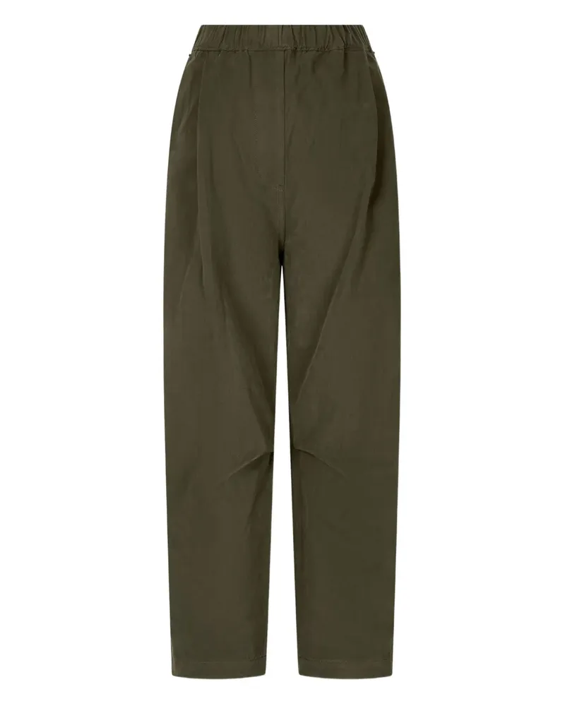 STUDIO TOMBOY Elasticated Baggy Cotton Trousers - Grün Grün