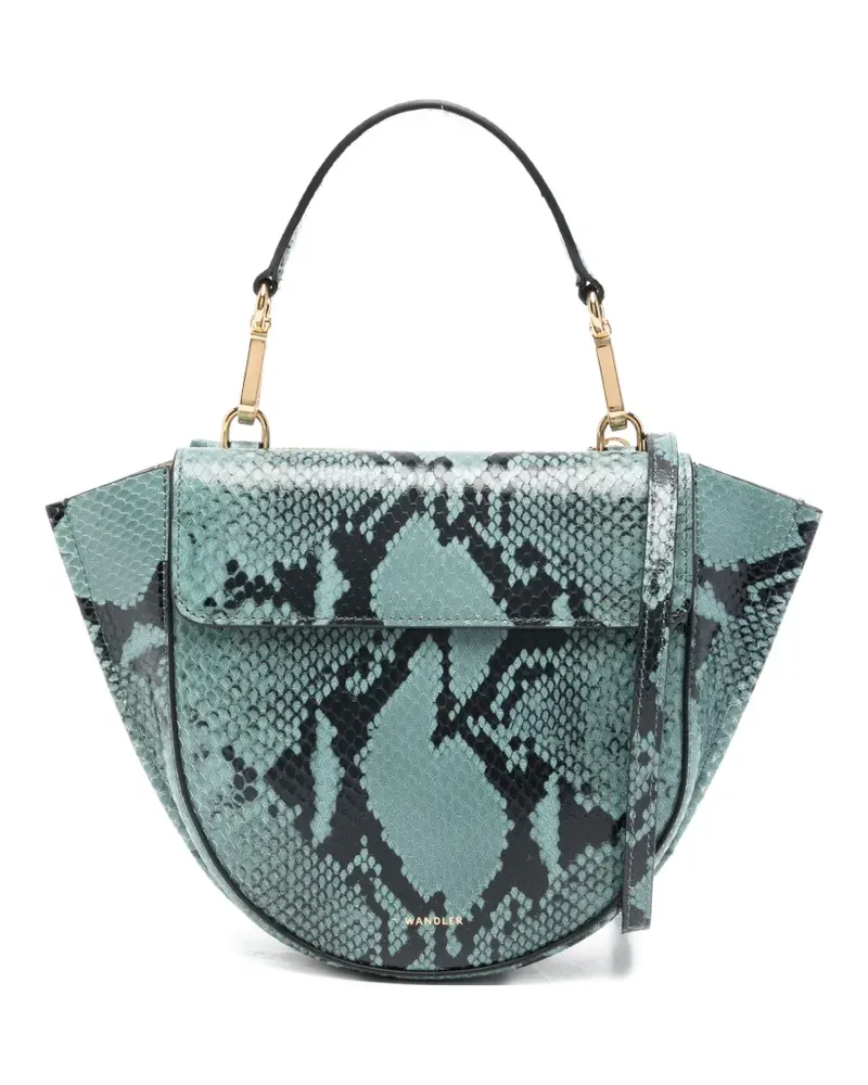 WANDLER Tote Bag mit Klappe - Blau Blau