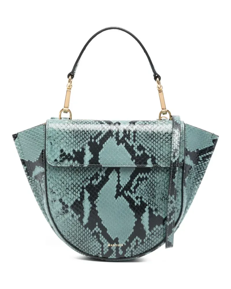 WANDLER Tote Bag mit Klappe - Blau Blau