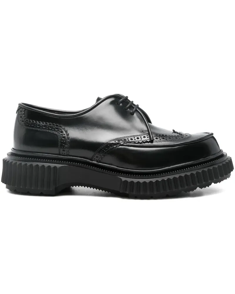 Adieu Paris Oxford-Schuhe aus Leder - Schwarz Schwarz