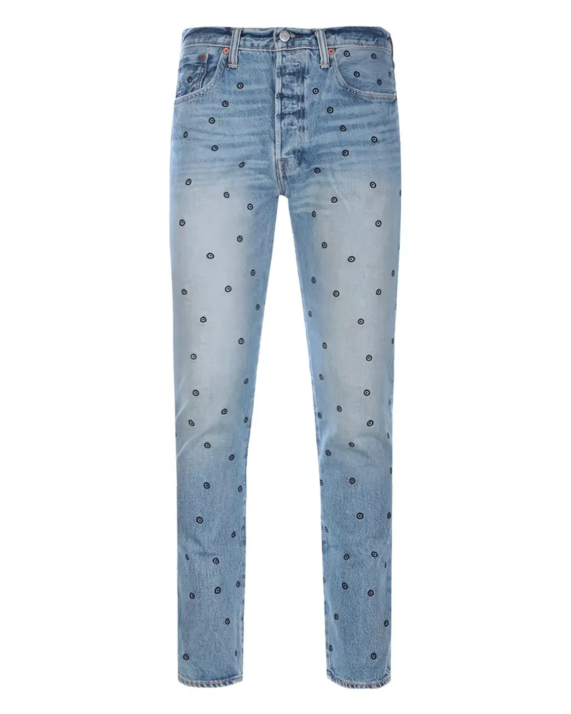 Levi's Bestickte Jeans - Blau Blau