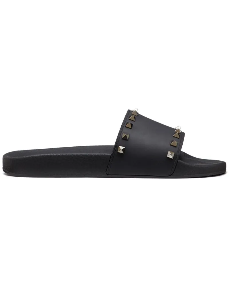Valentino Garavani Rockstud' Pantoletten - Schwarz Schwarz