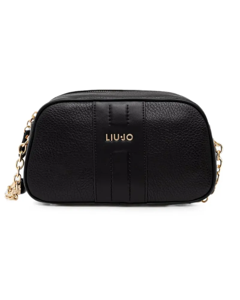 Liu Jo Kleine Wynn Schultertasche mit gekörntem Effekt - Schwarz Schwarz