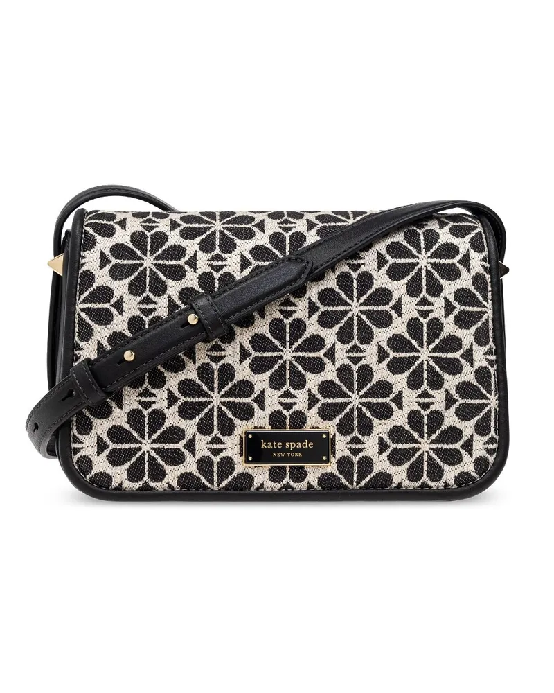 Kate Spade Umhängetasche aus Blumen-Jacquard - Schwarz Schwarz