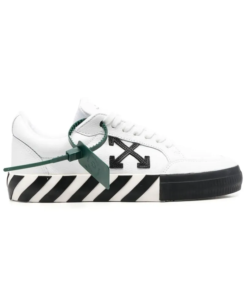 OFF-WHITE Low Vulcanized Sneakers - Weiß Weiß